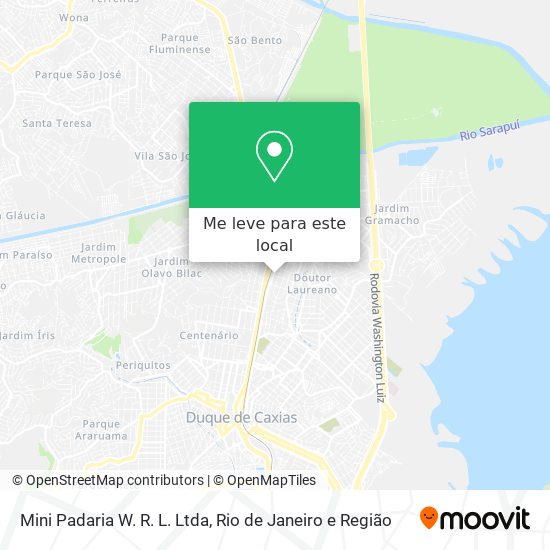 Mini Padaria W. R. L. Ltda mapa