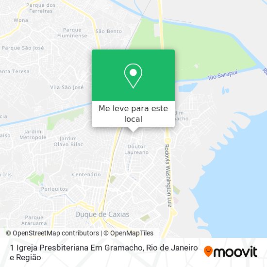 1 Igreja Presbiteriana Em Gramacho mapa