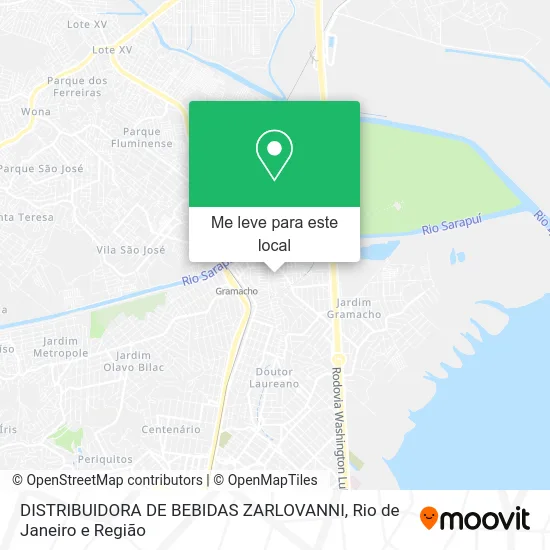 DISTRIBUIDORA DE BEBIDAS ZARLOVANNI mapa