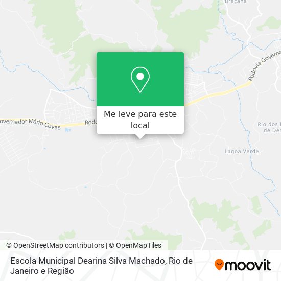 Escola Municipal Dearina Silva Machado mapa
