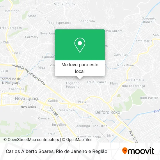 Carlos Alberto Soares mapa