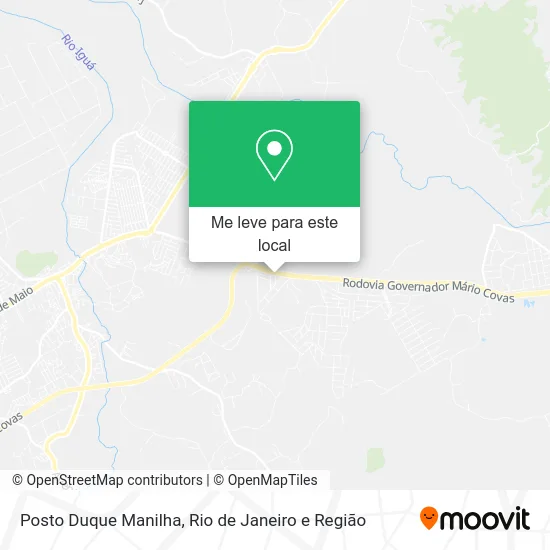 Posto Duque Manilha mapa