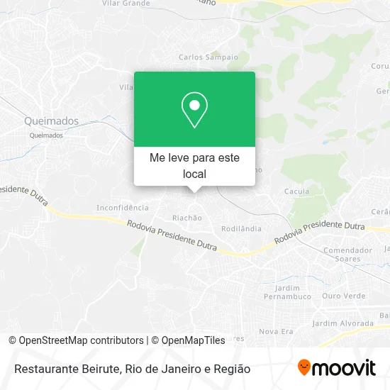 Restaurante Beirute mapa