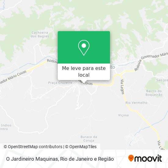 O Jardineiro Maquinas mapa