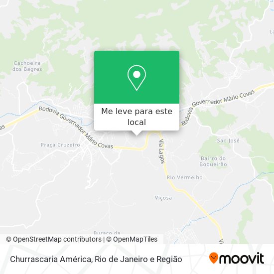 Churrascaria América mapa