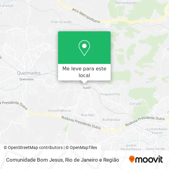 Comunidade Bom Jesus mapa