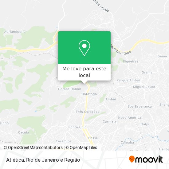 Atlética mapa