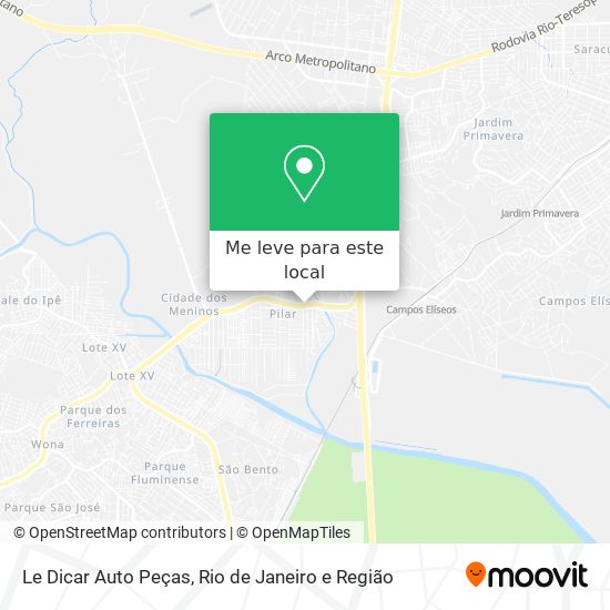 Le Dicar Auto Peças mapa