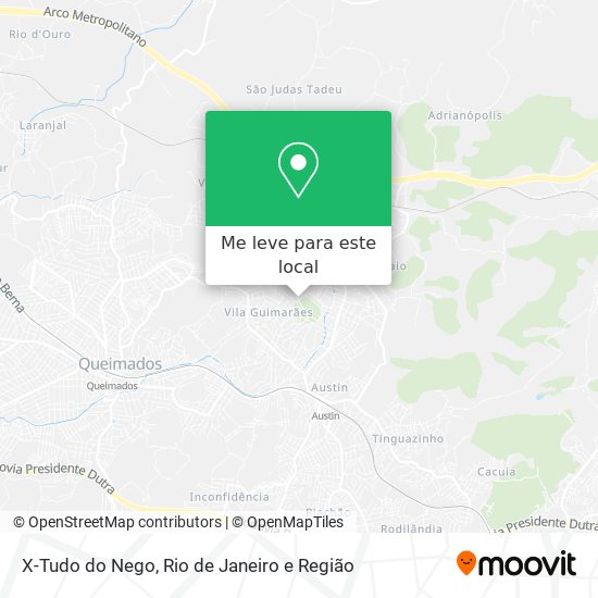 X-Tudo do Nego mapa