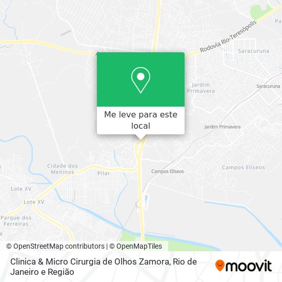 Clinica & Micro Cirurgia de Olhos Zamora mapa