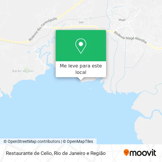 Restaurante de Celio mapa