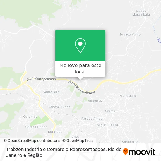 Trabzon Indstria e Comercio Representacoes mapa