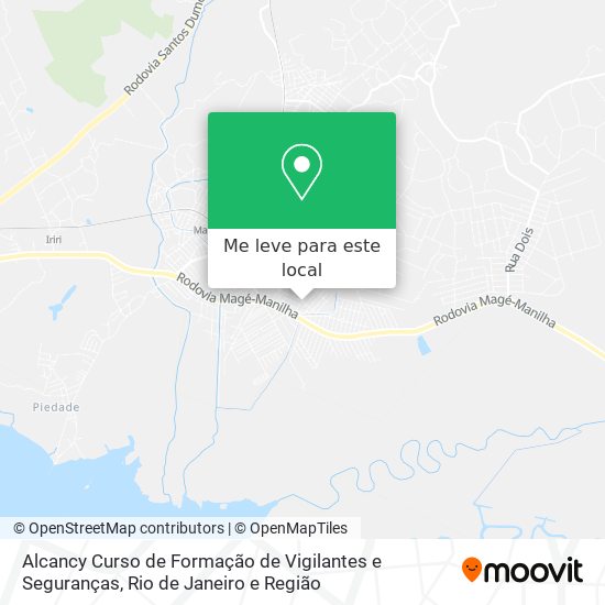 Alcancy Curso de Formação de Vigilantes e Seguranças mapa