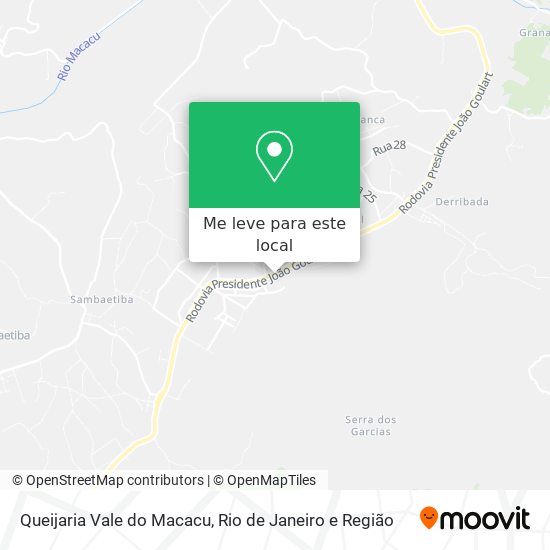 Queijaria Vale do Macacu mapa