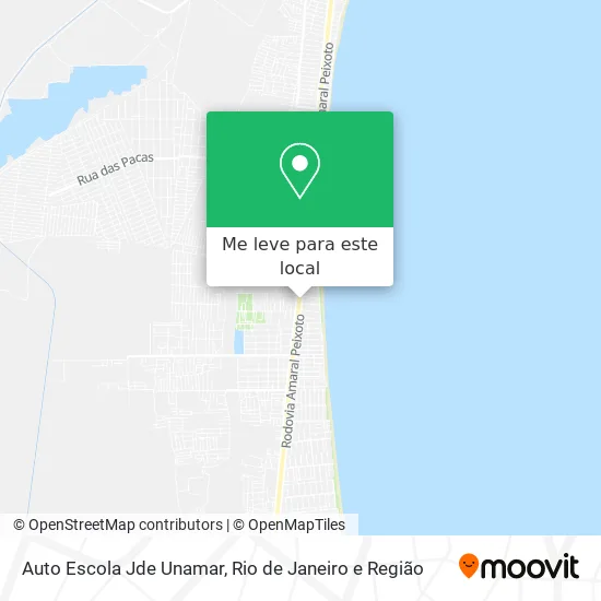 Auto Escola Jde Unamar mapa