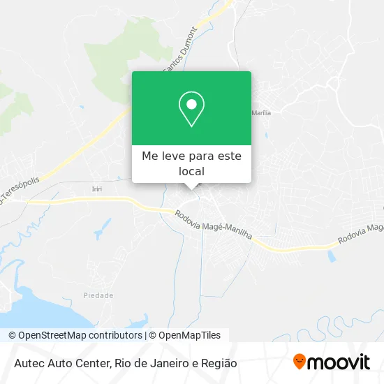 Autec Auto Center mapa
