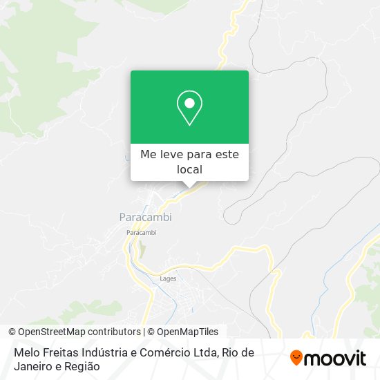Melo Freitas Indústria e Comércio Ltda mapa