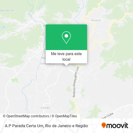 A.P Parada Certa Um mapa