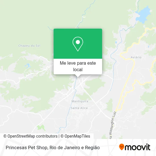Princesas Pet Shop mapa