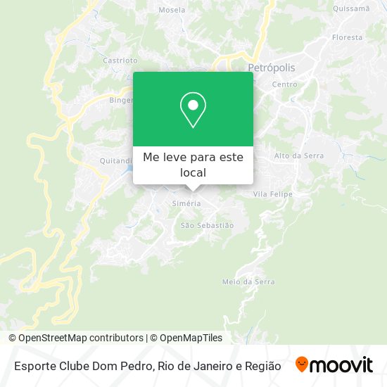 Esporte Clube Dom Pedro mapa