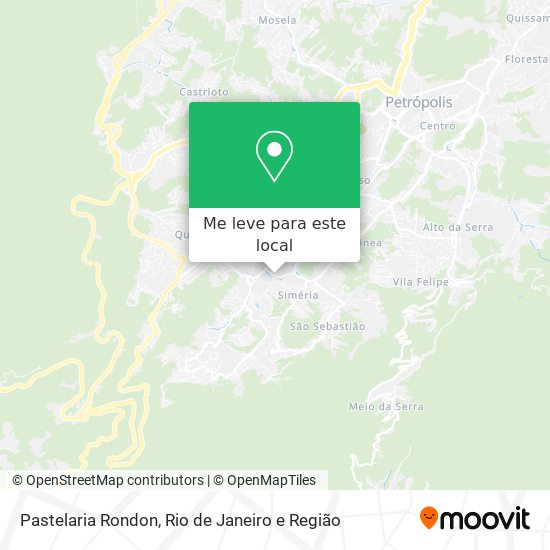 Pastelaria Rondon mapa