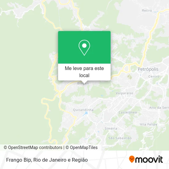 Frango Bip mapa