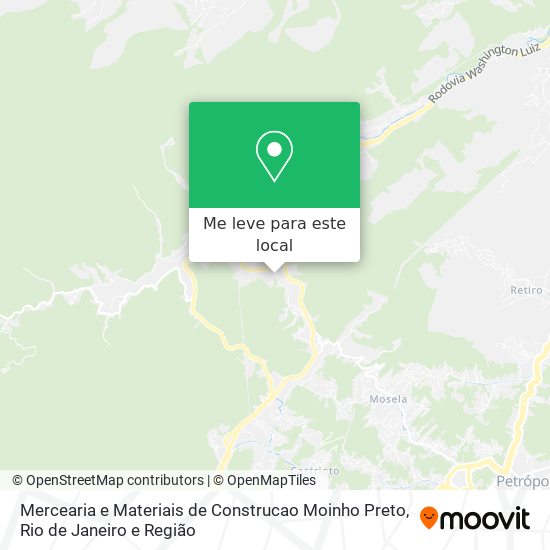 Mercearia e Materiais de Construcao Moinho Preto mapa