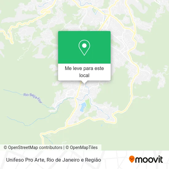 Unifeso Pro Arte mapa