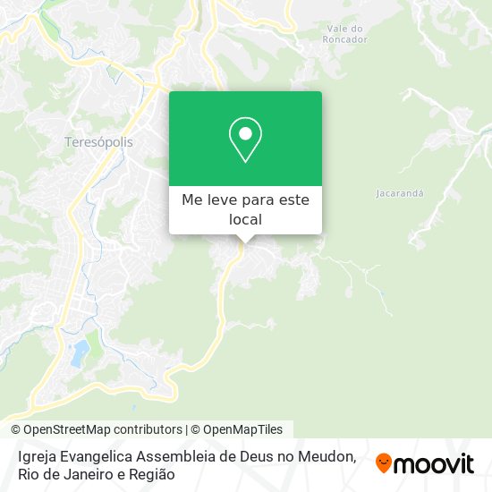 Igreja Evangelica Assembleia de Deus no Meudon mapa