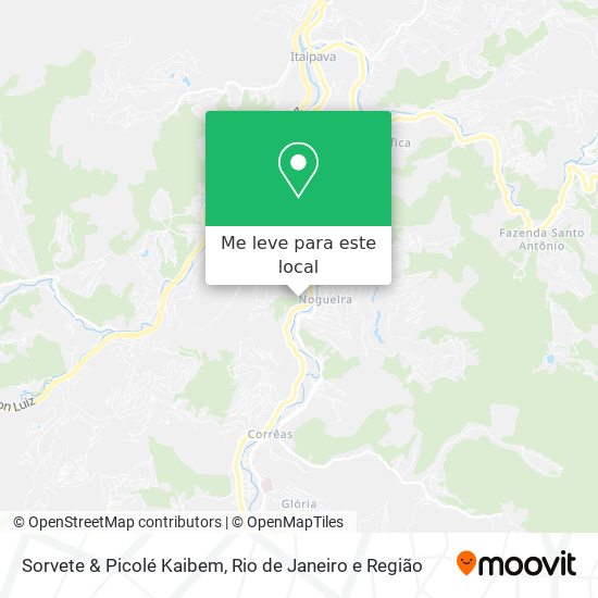 Sorvete & Picolé Kaibem mapa