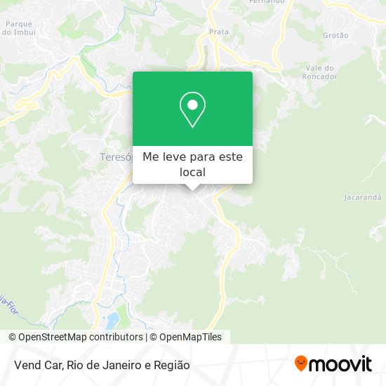 Vend Car mapa