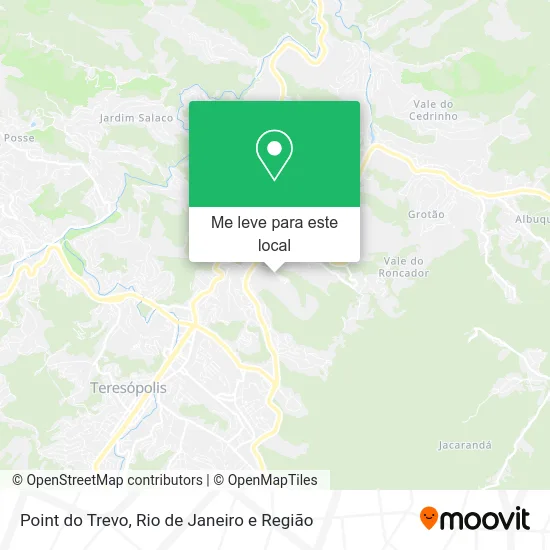 Point do Trevo mapa