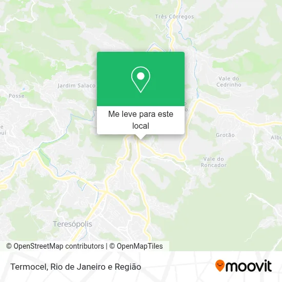 Termocel mapa