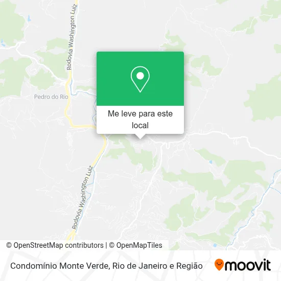 Condomínio Monte Verde mapa