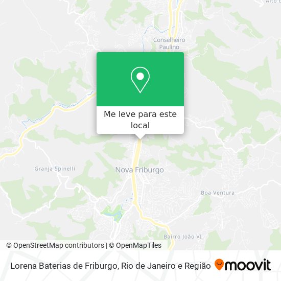 Lorena Baterias de Friburgo mapa