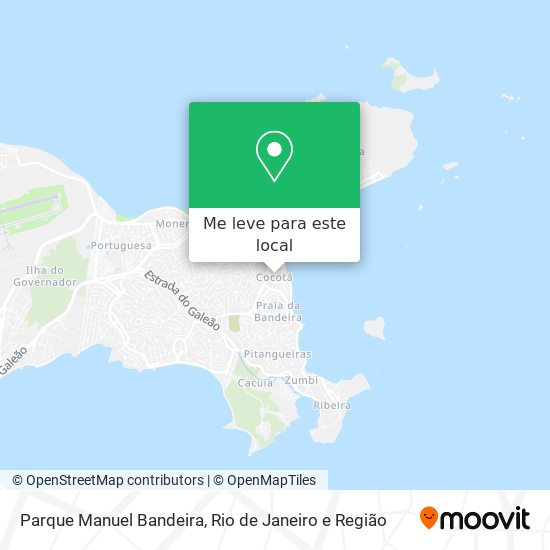 Parque Manuel Bandeira mapa