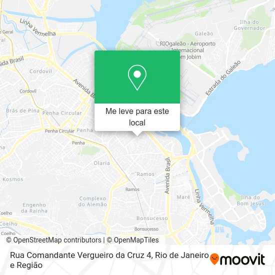 Rua Comandante Vergueiro da Cruz 4 mapa