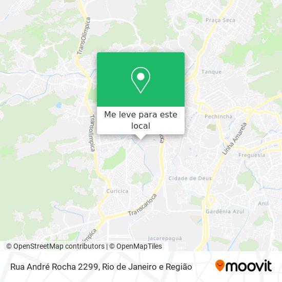 Rua André Rocha 2299 mapa