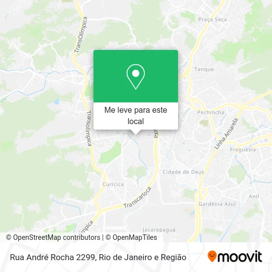 Rua André Rocha 2299 mapa