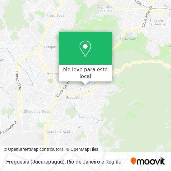 Freguesia (Jacarepaguá) mapa