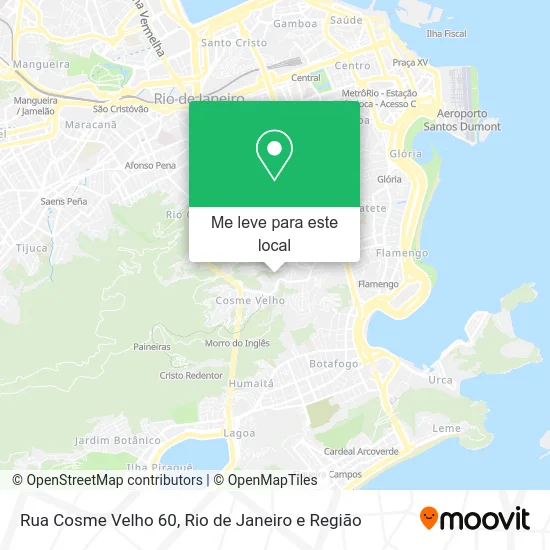 Rua Cosme Velho 60 mapa