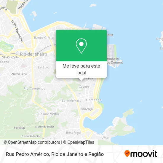 Rua Pedro Américo mapa