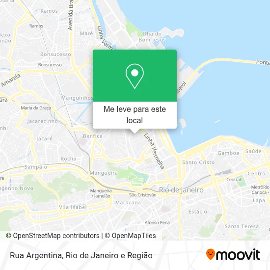 Rua Argentina mapa
