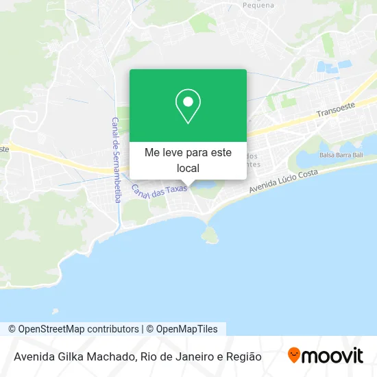 Avenida Gilka Machado mapa