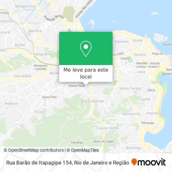 Rua Barão de Itapagipe 154 mapa