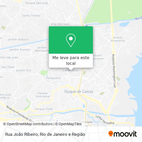 Rua João Ribeiro mapa