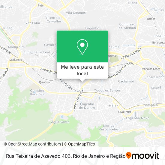 Rua Teixeira de Azevedo 403 mapa