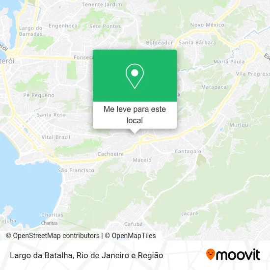 Largo da Batalha mapa