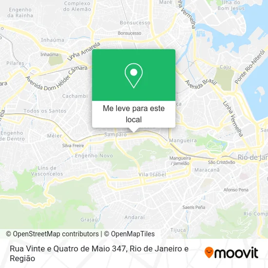 Rua Vinte e Quatro de Maio 347 mapa