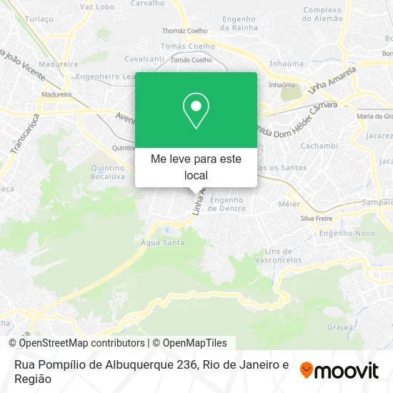 Rua Pompílio de Albuquerque 236 mapa